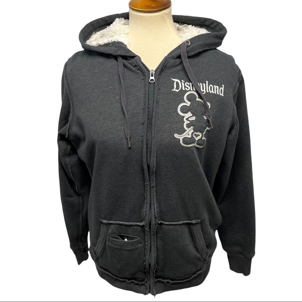 Disney Parks 55th Anniversary Shaggy Fleece Lined Full Zipper MickeyHoodie - Picture 12 of 14